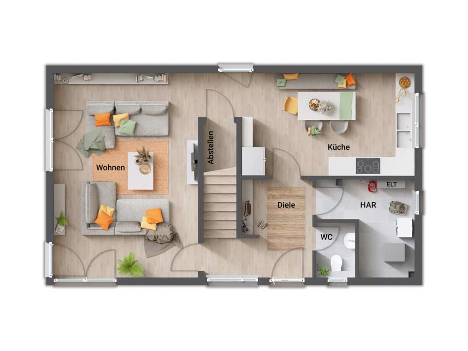 Grundrissbeispiel EG
