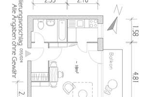 1-Zi.-Whg. in ruhiger aber dennoch zentraler Lage von Wandsbek! – Lomerstraße 8, 22047 Wandsbek (Ortsteil), Hamburg – Vorschaubild 8