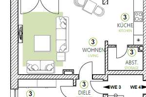 Neubauniveau nach Kernsanierung: 2,5-Zimmer-Wohnung mit Balkon und Fußbodenheizung – Braukämperhof 27, 45899 Beckhausen, Gelsenkirchen – Vorschaubild 7