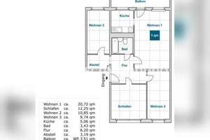 Tauschwohnung: 4-Zimmer-Wohnung in Dresden, Prohlis