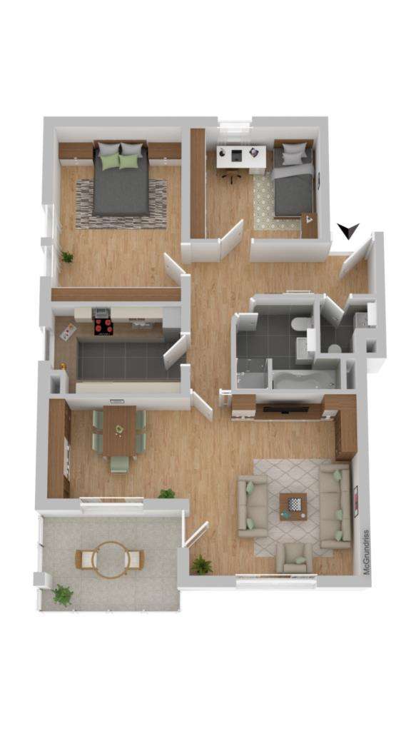 Top Kapitalanlage - vermietete 3-Zimmer Wohnung in bevorzugter Lage WE02