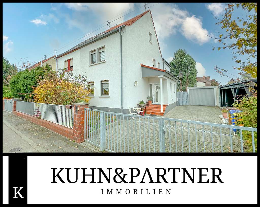 Ludwigshafen - Rheingönheim |  Charmante Doppelhaushälfte in Bestlage von Ludwigshafen-Rheingönheim