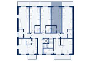 B19: Kompakt geschnittene 1-Zimmerwohnung im 2. OG mit Balkon zur Gartenseite – Hausdorffstraße 348, 53129 Dottendorf, Bonn – Vorschaubild 2
