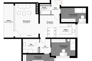 Schöne 4,5 Zimmer-Wohnung zur individuellen Ausgestaltung im Zentrum von Poppenbüttel – Die vollständige Adresse der Immobilie erhältst du vom Anbieter., 22399 Poppenbüttel, Hamburg – Vorschaubild 24