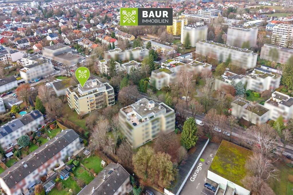 Immobilie in Puchheim - 360° | Komfortable 3-Zimmerwohnung mit Südbalkon und Garage mitten in Puchheim-Bahnhof! - Bild 1