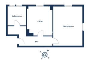 Gepflegte 1-Zimmer-Wohnung mit Stellplatz in zentraler Lage von Saarbrücken-Malstatt – Die vollständige Adresse der Immobilie erhältst du vom Anbieter., 66113 Malstatt, Saarbrücken – Vorschaubild 9