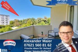 Lichtdurchflutetes 1-Zimmer-Appartement mit Balkon in begehrter Lage von Konstanz-Petershausen