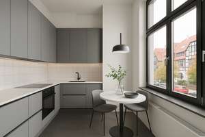 Bezugsfreie charmante helle Wohnung mit großem Balkon, zwei Bädern und Stellplatz im beliebten Lo...