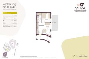 Zwischen Uni, Arbeit und Zuhause: 2-Zimmer, 44,15 m² – mit Balkon | 2. OG – Königsbrunner Straße 85, 86179 Haunstetten-Süd, Augsburg – Vorschaubild 9