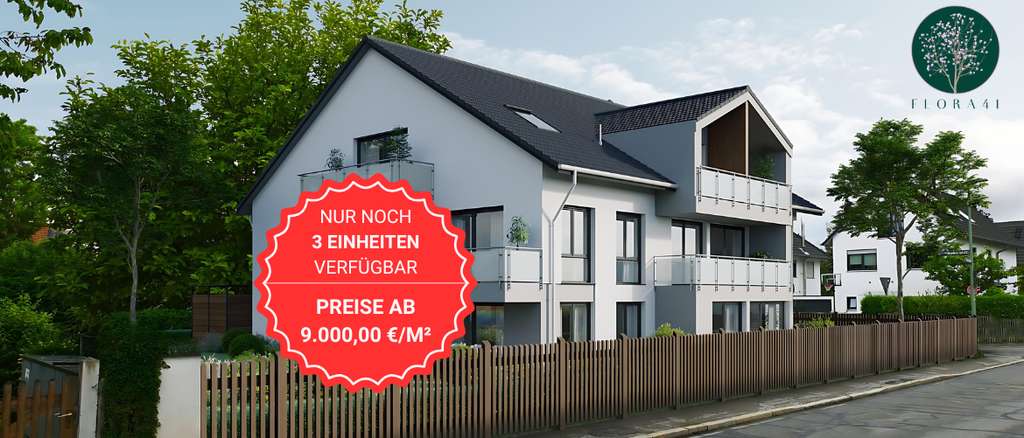 NEUBAU - Attraktive 3-Zimmer-Wohnung mit West-Balkon in Waldtrudering