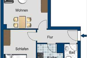 Ruhig gelegene 1,5 Zimmer – Hallichpromenade 6, 13437 Berlin – Vorschaubild 1