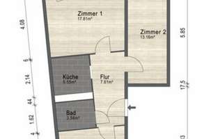 Wohnung zur Miete, Mietwohnung, saniert, modernisiert mit gehobener Innenausstattung und EBK (Gera) – Die vollständige Adresse der Immobilie erhältst du vom Anbieter., 7549 Lusan-Brüte, Gera – Vorschaubild 1
