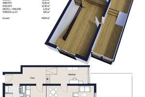 Maisonette mit 316m² Garten Süd | teilmöbliert | Haus-Alternative Aubing | KfW A+ – Die vollständige Adresse der Immobilie erhältst du vom Anbieter., 81248 Aubing-Süd, München – Vorschaubild 2