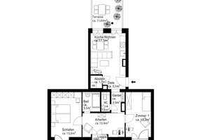 Ruhige Seitenstraße, zentrale Lage – 3 Zimmer mit großer Terrasse in der Maxvorstadt – Die vollständige Adresse der Immobilie erhältst du vom Anbieter., 80335 Sankt Benno, München – Vorschaubild 14