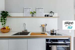 STUDENTS ONLY: Studio 152 - dein voll ausgestattetes Studio im Herzen Wiesbadens mit EBK, ALL-IN-...