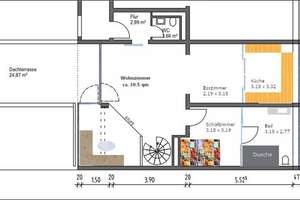 3-Zi-Maisonette-Wohnung, zentral, sonnig, gr. Terrassen – Die vollständige Adresse der Immobilie erhältst du vom Anbieter., 80809 Am Riesenfeld, München – Vorschaubild 23