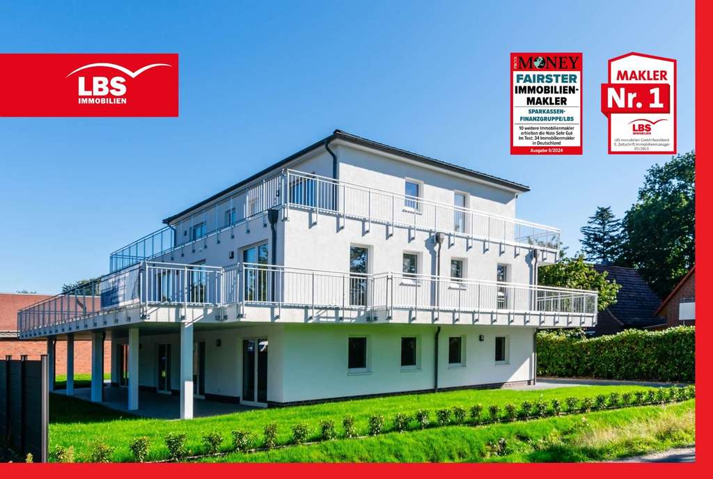 Neubau EG-Wohnung mit 79,83m² Wohnfläche, barrierefrei und vermietet!