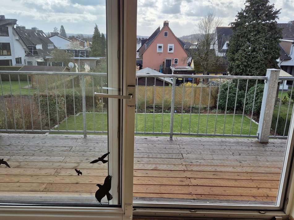 Blick auf den Balkon