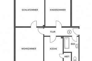 Helle 3-Zimmer Wohnung direkt neben den Barmer Anlagen – Die vollständige Adresse der Immobilie erhältst du vom Anbieter., 42289 Heckinghausen, Wuppertal – Vorschaubild 7