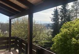 Blick vom Balkon