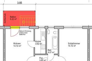 Charmante 2-Zimmer-Wohnung mit Balkon in Essen-Südviertel 
