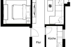 RESERVIERT: bezugsfreie 2-Zimmer-Wohnung in  Rheinnähe in Konstanz-Peterhausen (West) – Die vollständige Adresse der Immobilie erhältst du vom Anbieter., 78467 Petershausen West, Konstanz – Vorschaubild 15