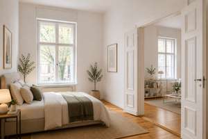 ***Altbau trifft Lebensgefühl: Wohnküche, Wohnsalon und Terrasse am Kollwitzplatz*** – Die vollständige Adresse der Immobilie erhältst du vom Anbieter., 10435 Prenzlauer Berg, Berlin – Vorschaubild 2