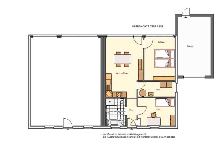 Grundriss Bungalow