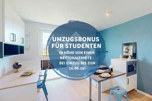 1 Monat mietfrei! Smartes 1-Zimmer-Apartment für Studierende im Quartillion Wiesbaden