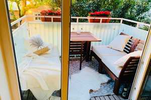 !! 2months rental !! Bright 3-room Furnished Apartment with Balcony in Schwabing (Oct-Nov only) – München – Vorschaubild 1