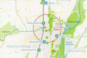 Freie Wohnung als Kapitalanlage, grüne sehr ruhige Lage, 2 Balkone – Die vollständige Adresse der Immobilie erhältst du vom Anbieter., 81369 Untersendling, München – Vorschaubild 2