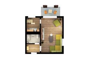 Hell und modern! 1-Raum-Wohnung mit großem Balkon und Dusche zu vermieten! – Berliner Straße 54, 39218 Schönebeck (Elbe) – Vorschaubild 8