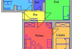 3-Raum-Wohnung in guter Lage – Willy-Lohmann-Str. 34, 6844 Innerstädtischer Bereich Mitte, Dessau-Roßlau – Vorschaubild 12