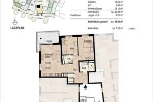 Erstbezug im Luxus-Neubau: Großzügige 3-Zimmer-Wohnung mit Balkon – 81673 Josephsburg, München – Vorschaubild 5
