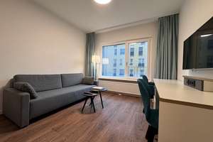 Studio im Fritz Tower unweit vom Hauptbahnhof mit Concierge und Gym – Lehrter Strasse 24b, 10557 Moabit, Berlin – Vorschaubild 1
