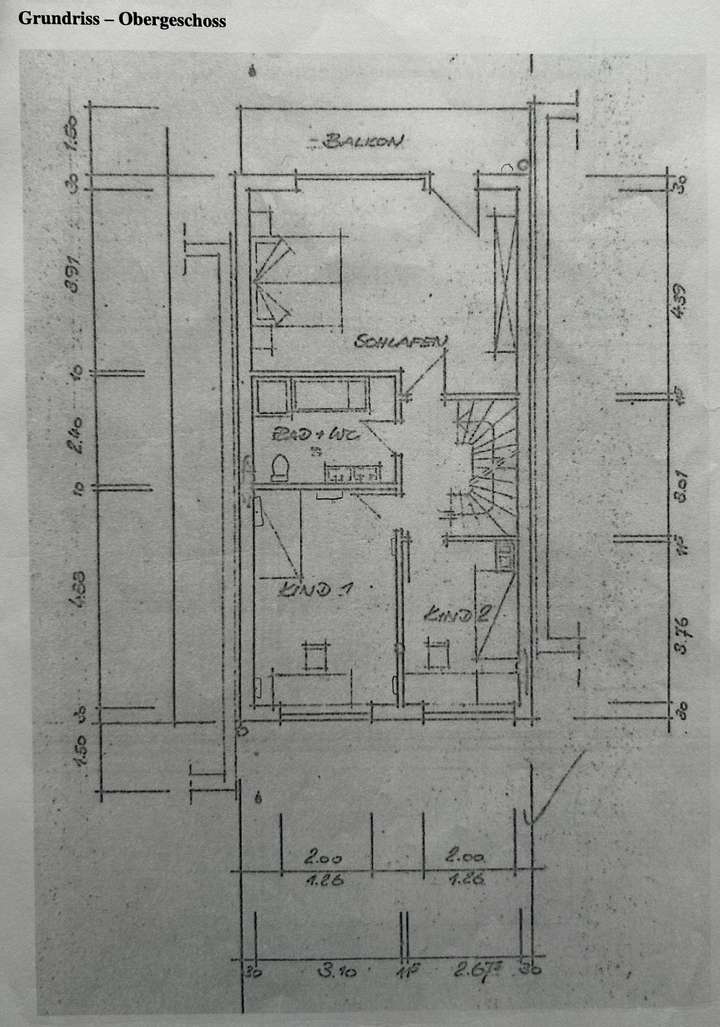 Grundriss Obergeschoss