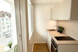 Hochwertig sanierte, möblierte 1-Zi. Wohnung m. Balkon inkl. TG-Stellplatz (Maxvorstadt / Neuhausen) – Die vollständige Adresse der Immobilie erhältst du vom Anbieter., 80335 Marsfeld, München – Vorschaubild 6