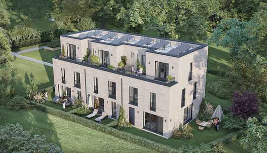 Bild von Sasel: Helles Reihen-Endhaus in Südausrichtung