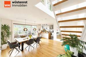Exklusives 5-Zimmer-Penthouse-Maisonette mit 56 m² Terrasse,Balkon, 2 Bädern und 2 TG-Stellplätzen