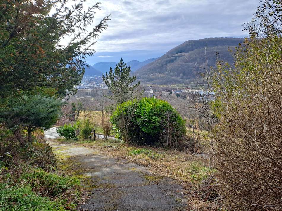 Blick von Zufahrt ins Tal