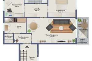 Charmante 3-Zimmer-Wohnung in ruhiger Lage von Misburg! – Waldstraße 26, 30629 Misburg-Nord, Hannover – Vorschaubild 12