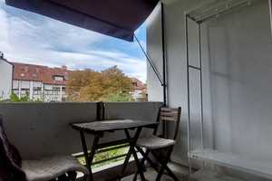 Teilmöbelierte 1-Zimmer-Wohnung mit Balkon und Einbauküche in Würzburg – Würzburg – Vorschaubild 6