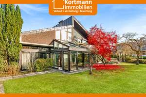 Zeitloses Architektenhaus mit Einliegerbereich in exponierter Wohnlage von Greven – Die vollständige Adresse der Immobilie erhältst du vom Anbieter., 48268 Greven – Vorschaubild 1