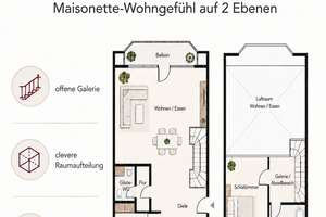 TOP: Gehobene Maisonette mit Galerie, idyllischer Dachoase & TG-Stellplatz mit separatem Grundbuch – Die vollständige Adresse der Immobilie erhältst du vom Anbieter., 41239 Schrievers, Mönchengladbach – Vorschaubild 22