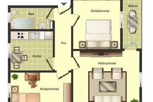 Zentrales Wohnen - Gepflegte 3-Zimmer-Wohnung mit Balkon ab September 2026 beziehbar! – Kaiserstraße 39, 33330 Innenstadt-Nordhorn, Gütersloh – Vorschaubild 5
