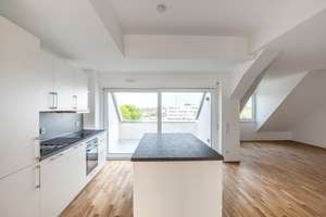 5-ZW Penthouse Charakter, gr. Dachterrasse, Parkett, Aufzug, Einbauküche – Robert-Funari-Straße 26, 68309 Käfertal, Mannheim – Vorschaubild 4