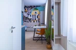 Charmante 1-Zimmer-Neubauwohnung mit Balkon *Vollmöbliert* – Steinbühler Straße 4-6, 90443 Gostenhof, Nürnberg – Vorschaubild 3