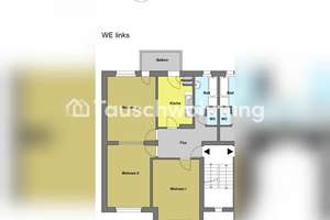 Tauschwohnung: 3Zim Wohnung. gegen 4 Zimmer