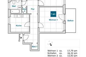 Eigene Bude zwischen TU Dresden & Hauptbahnhof! – Schweizer Str. 6, 1069 Südvorstadt-West, Dresden – Vorschaubild 2