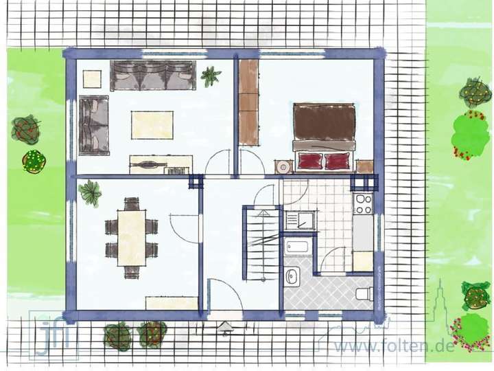 Grundriss Erdgeschoss